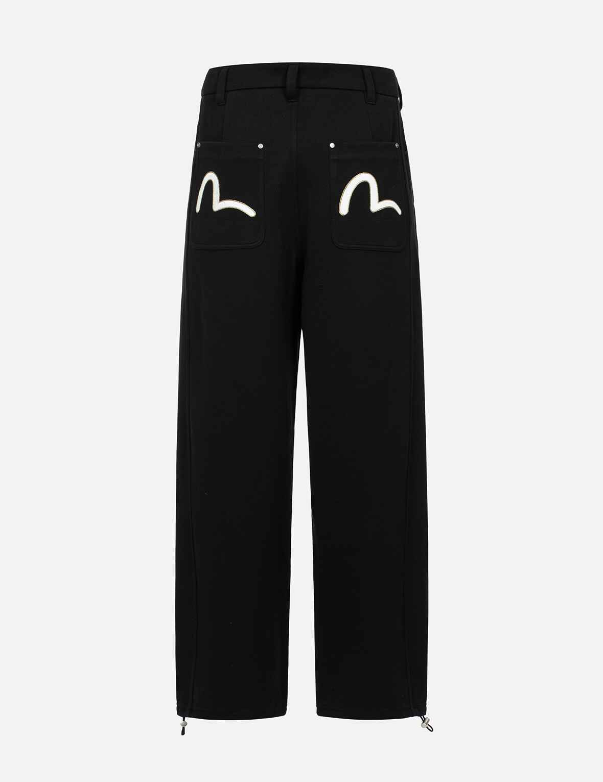 Seagull Embroidery Fashion Fit Sweatpants (1)