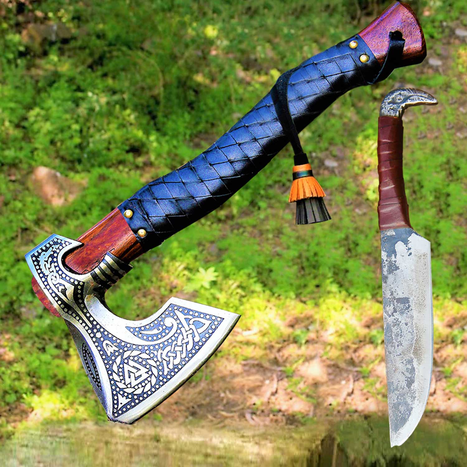 Handmade Viking Axe | Real Carbon Steel Axe | Gift Item