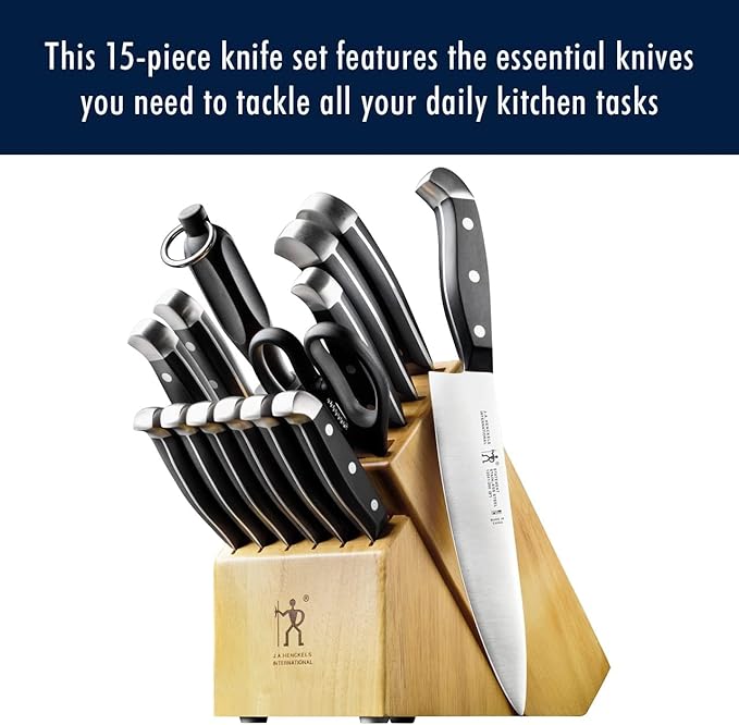 HENCKELS Premium Quality 15-Piece Knife Set