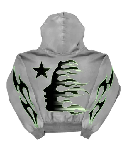 Grey Hellstar Hoodie