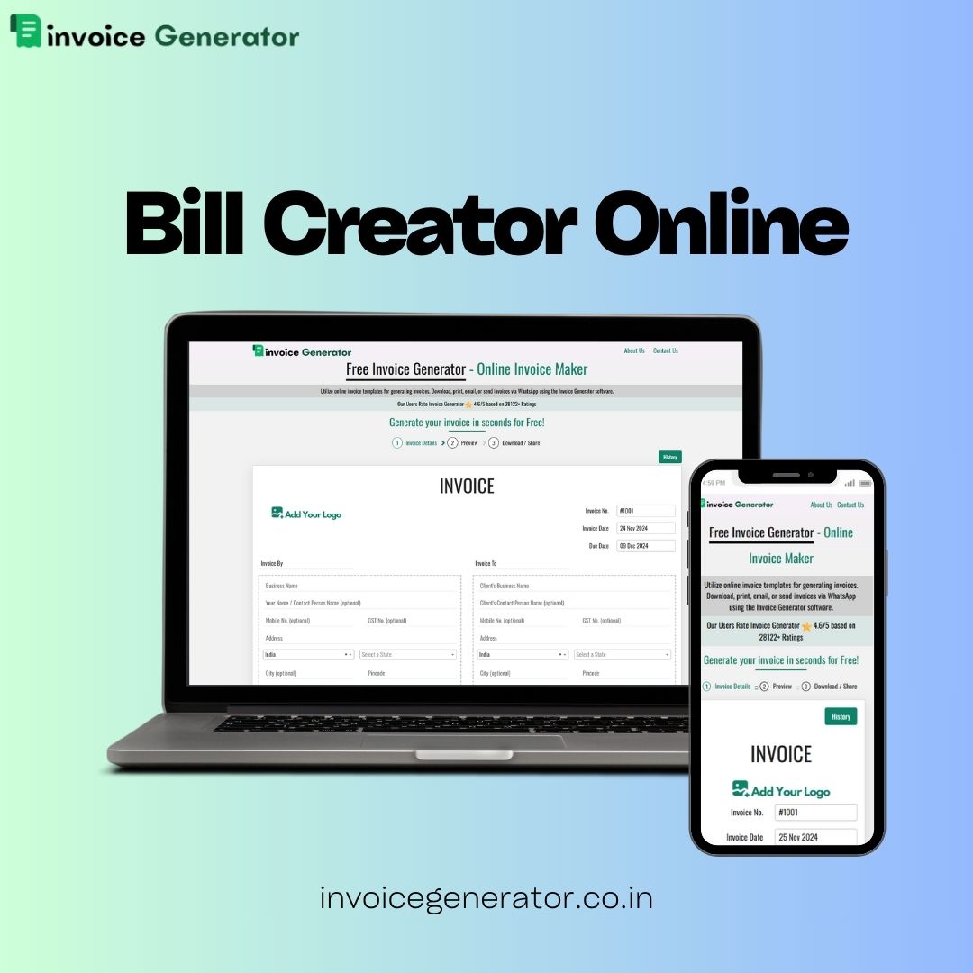 online bill creator