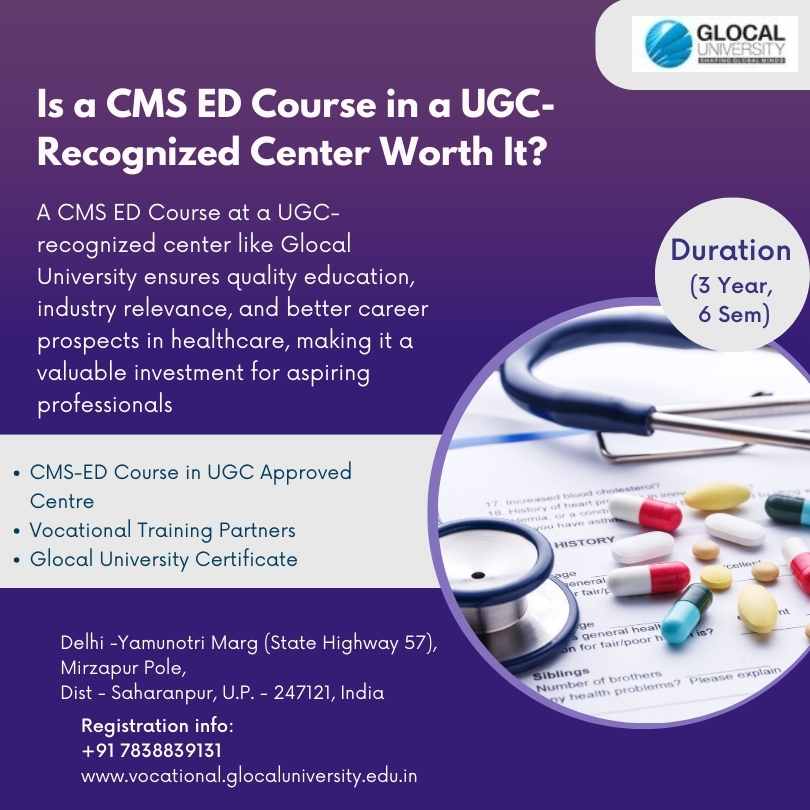 cms ed course in ugc approved centre