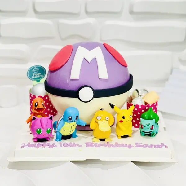 pokeman theme cake