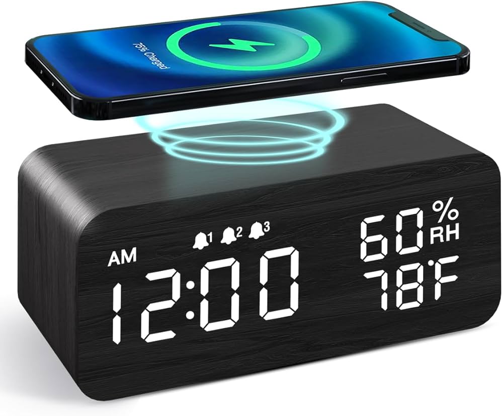 Simplify mornings with a wireless charging alarm clock—wake up on time, keep your phone charged, and enjoy a clutter-free nightstand. Explore top features today!