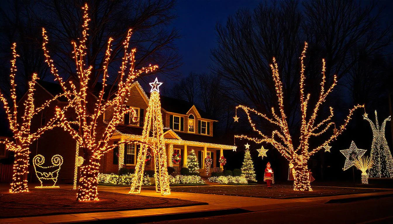 Commercial holiday lighting