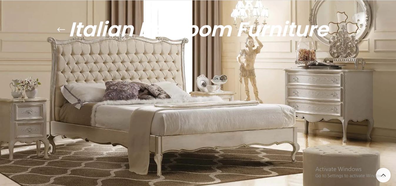 Italian bedroom set