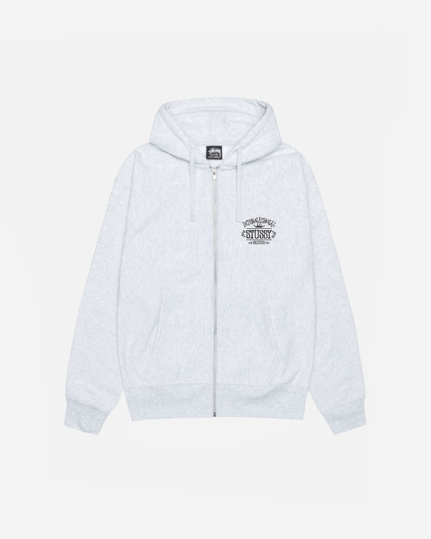 WORLDWIDE ZIP HOODIE(WHITE)