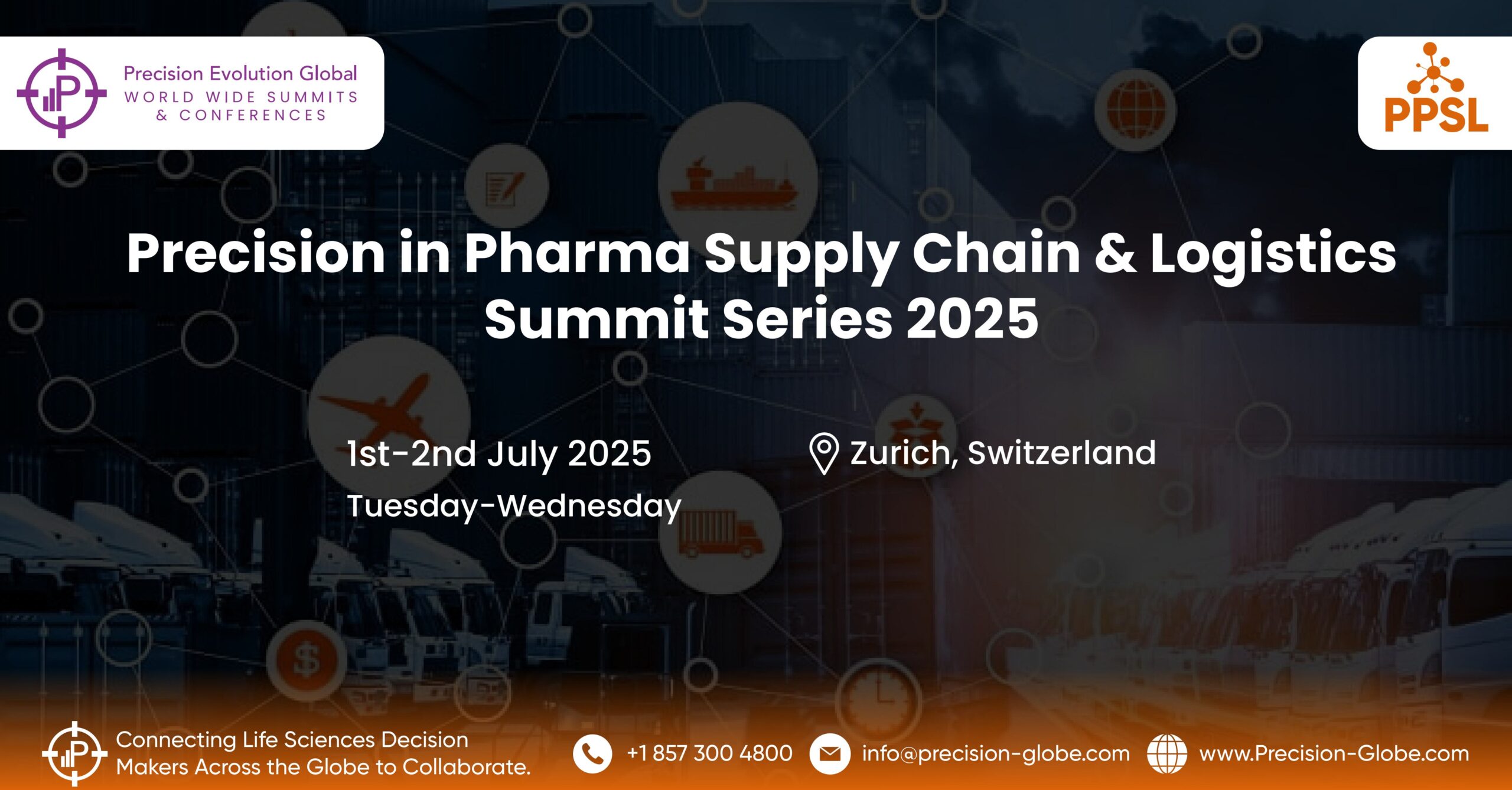 Precision In Pharma Supply Chain Summit Zurich Europe