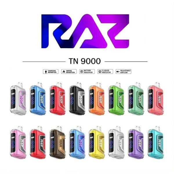 Welcome to the world of Raz Vape Flavors, where innovation meets flavor-packed perfection. The Raz TN9000 Disposable Vape line is designed to deliver an unbeatable vaping experience in a sleek, portable package.