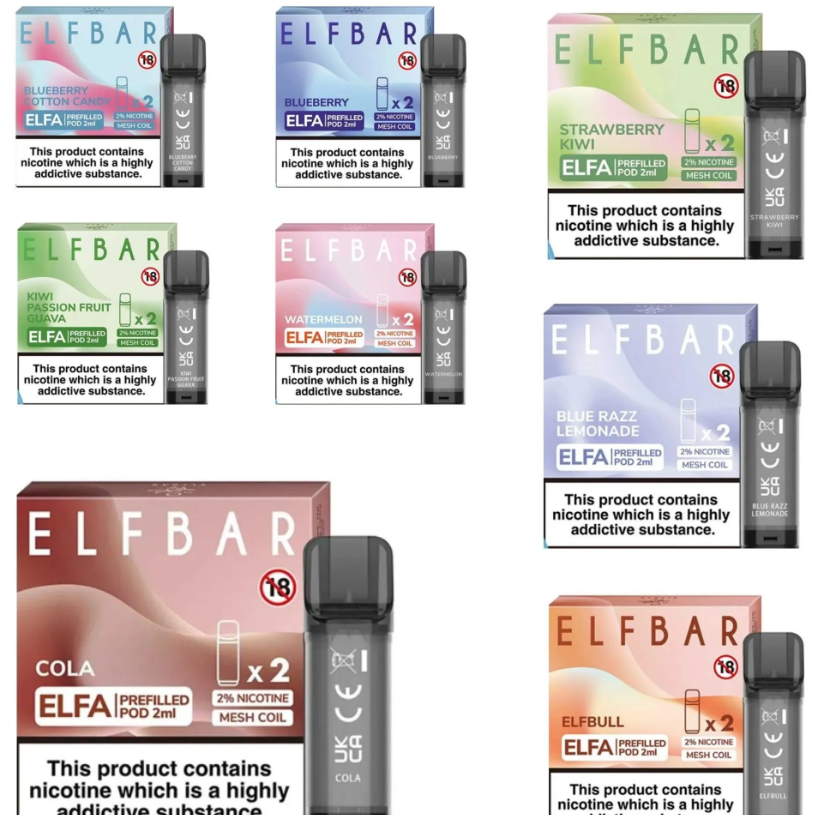 elfa bar prefilled pods