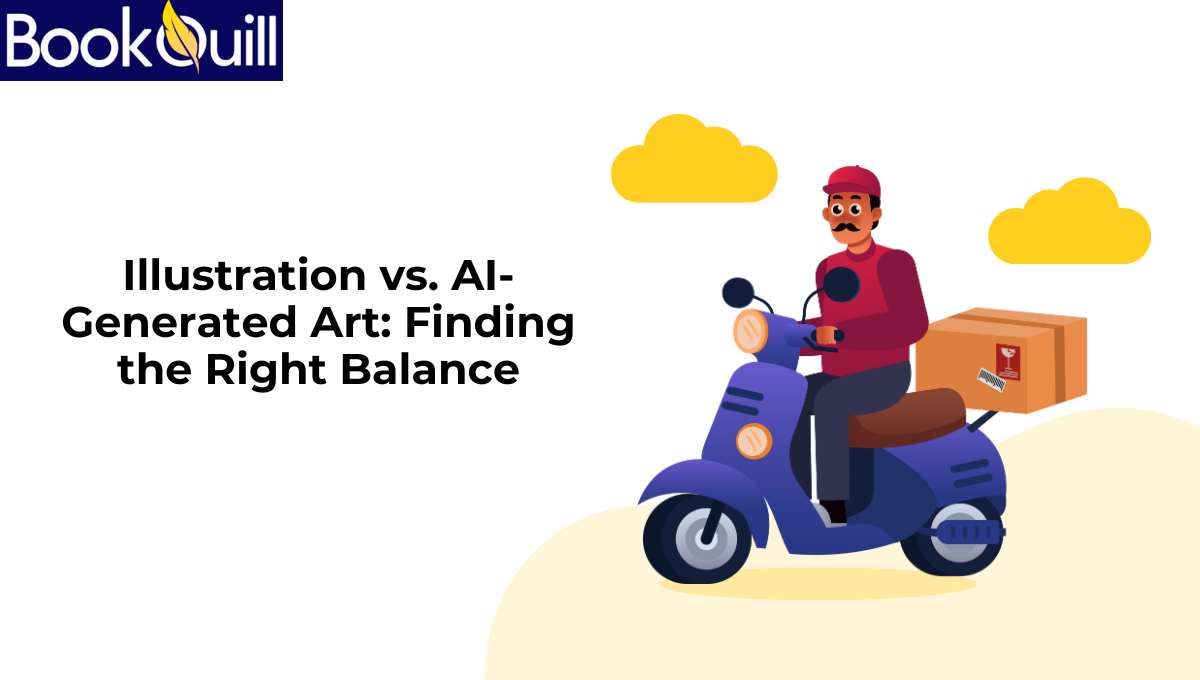 Illustration vs. AI-Generated Art Finding the Right Balance