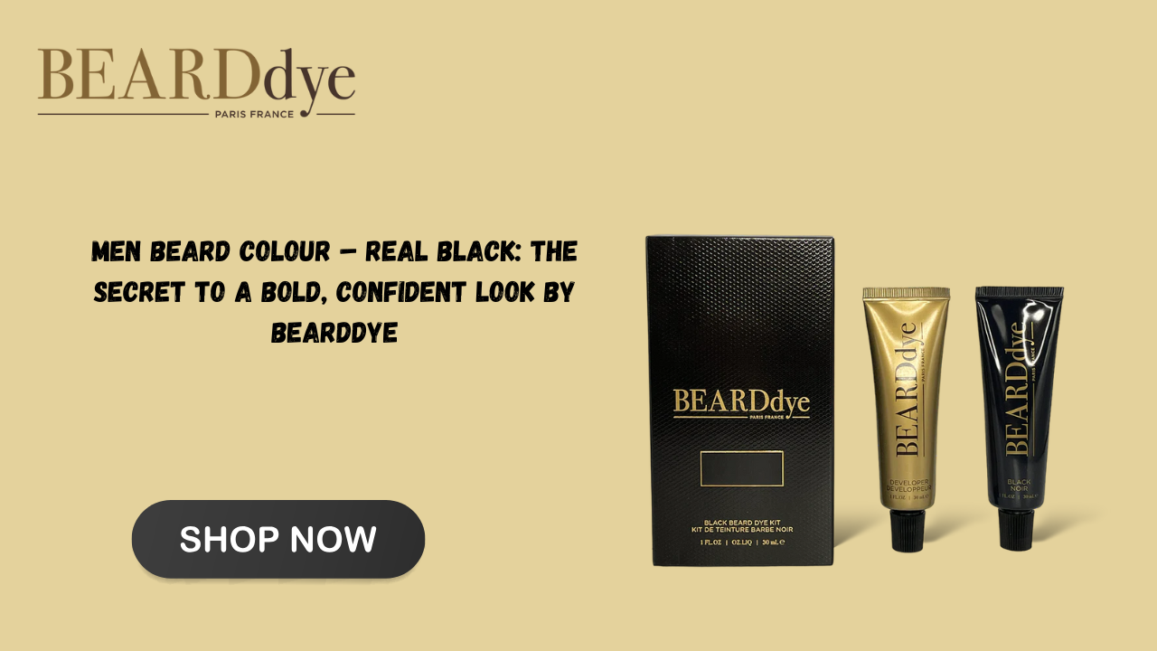 Men Beard Colour – Real Black