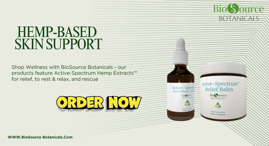 Hemp-based skin support