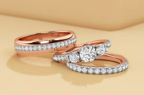Trio Wedding Ring Sets