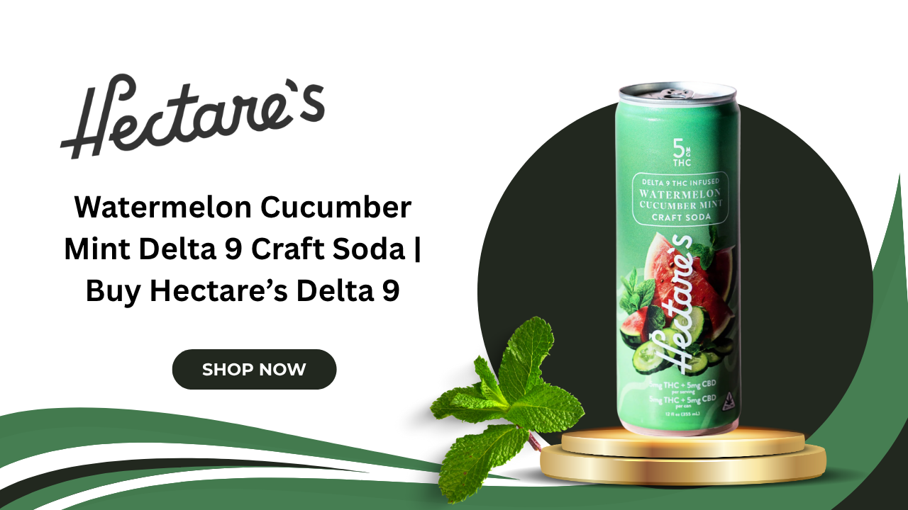Watermelon Cucumber Mint Delta 9 Craft Soda