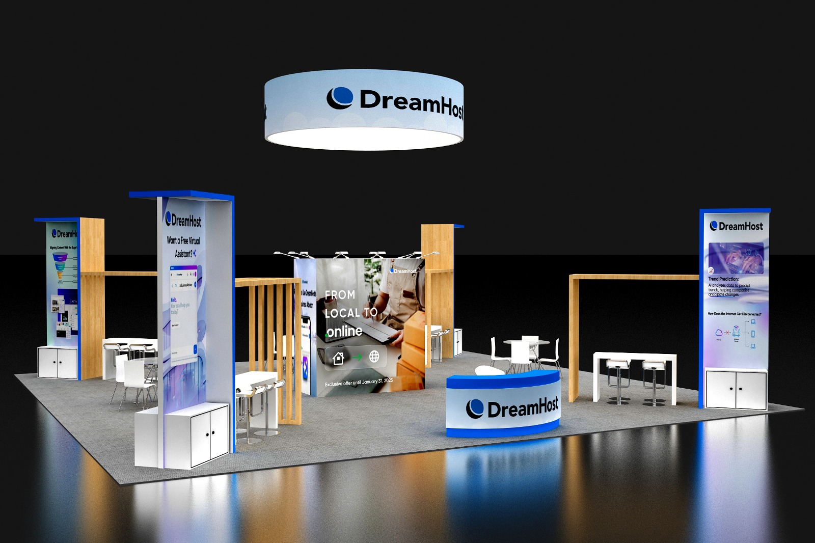 40x50 trade show booth