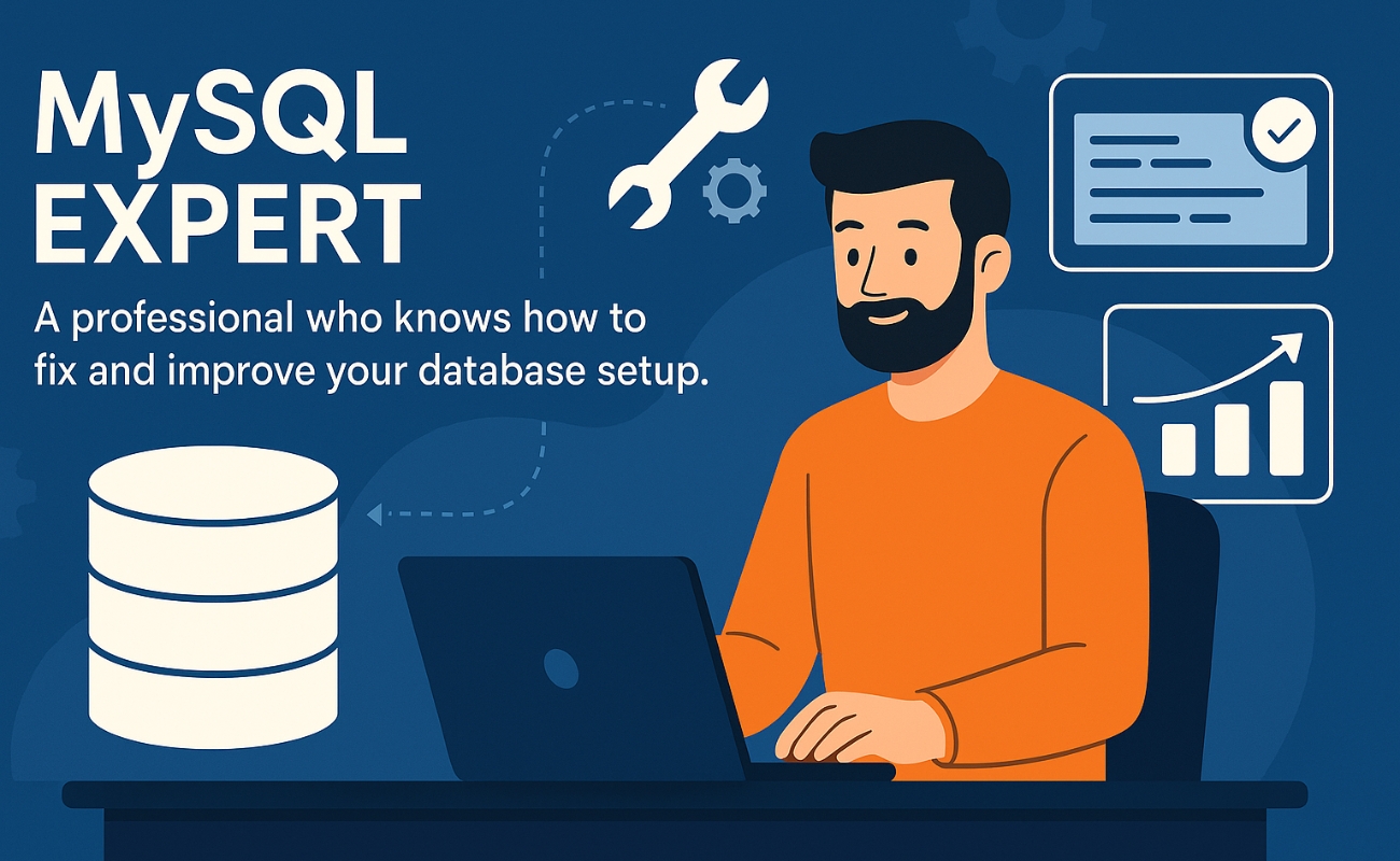 MySQL expert a professional who knows how to fix and improve your database setup