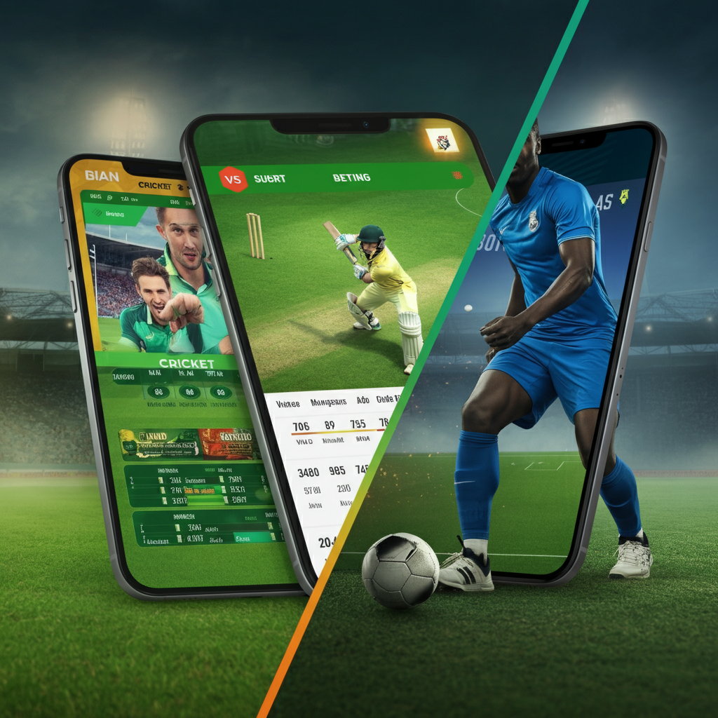Cricket vs Football Betting Apps
