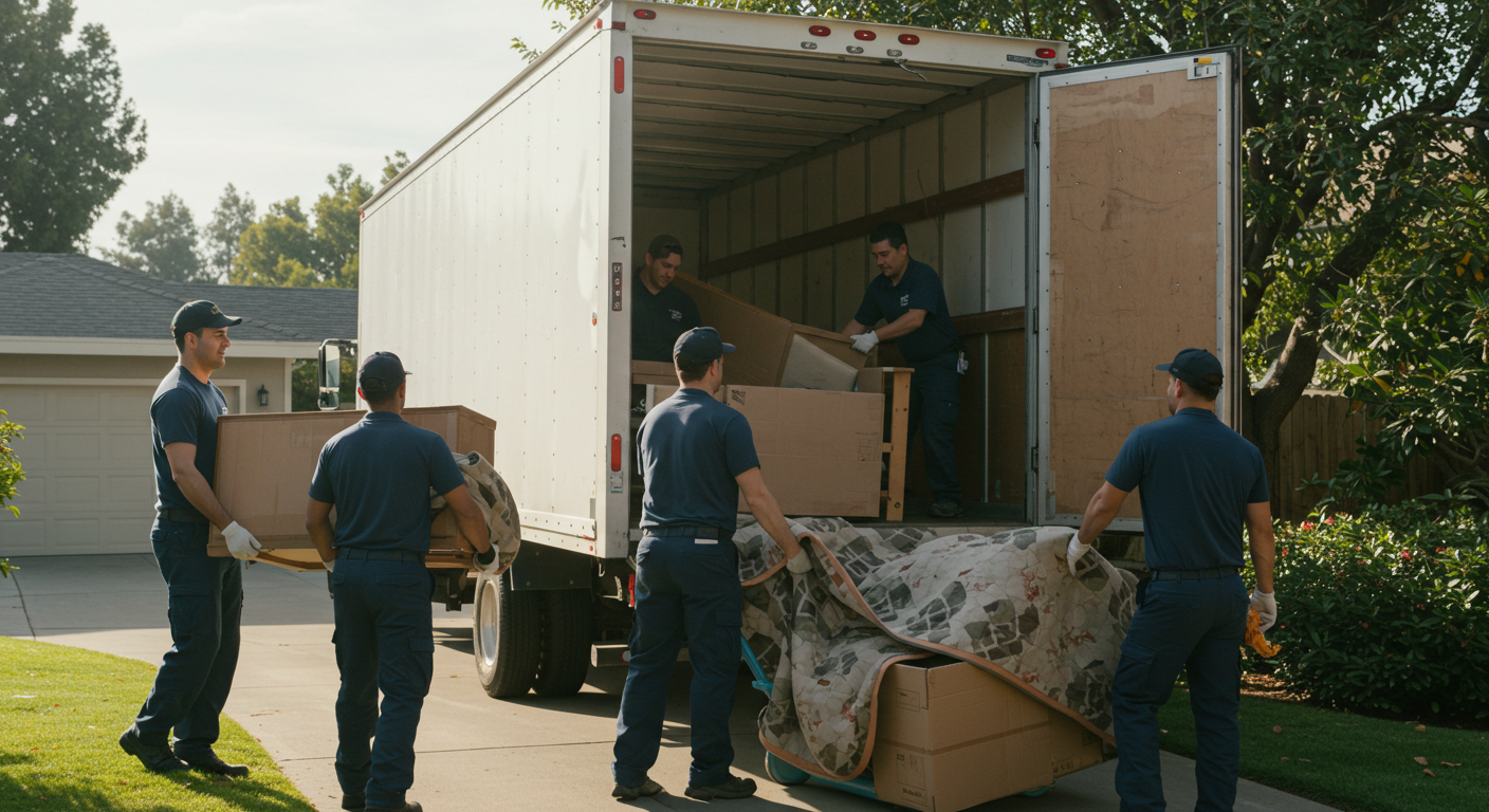 professional moving labor services in East Lake CA