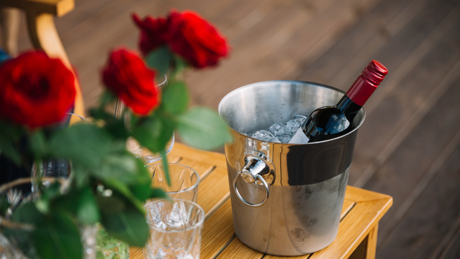 Red sparkling wine