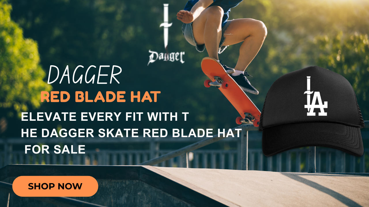 Dagger Skate Red Blade Hat For Sale