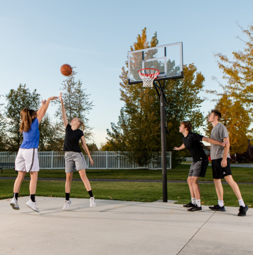 Inground basketball goals