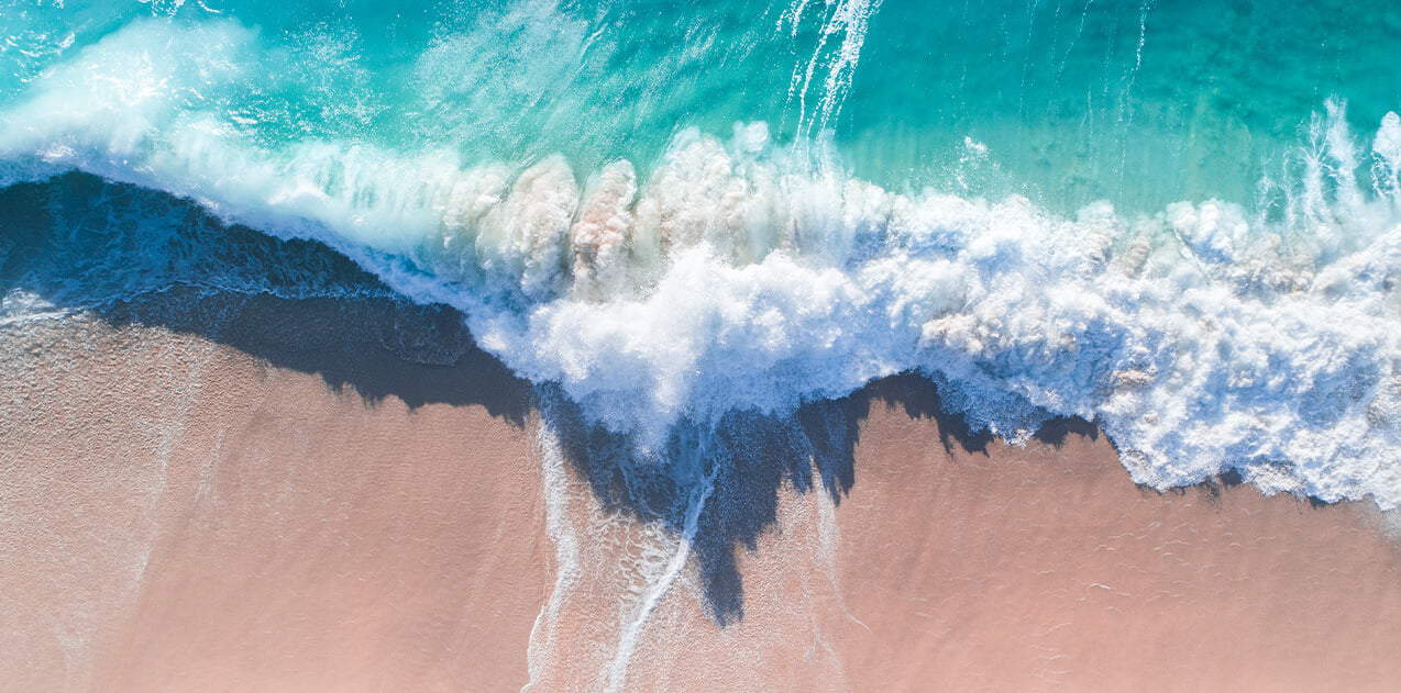aerial beach photography