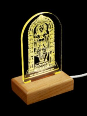 wooden LED stand