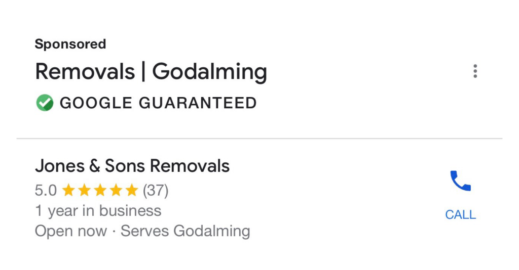 Google Guaranteed
