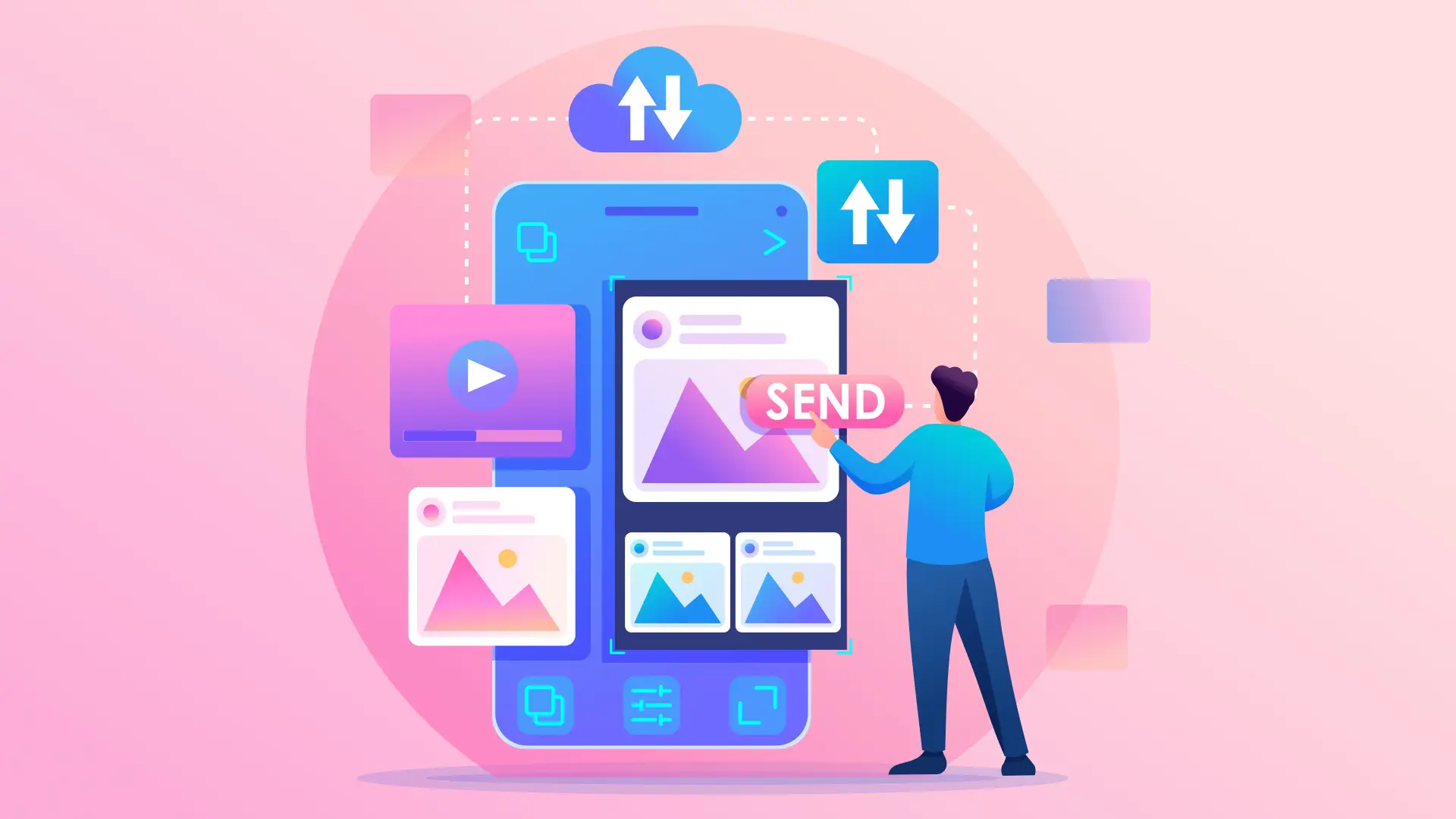 Cerate a live streaming app