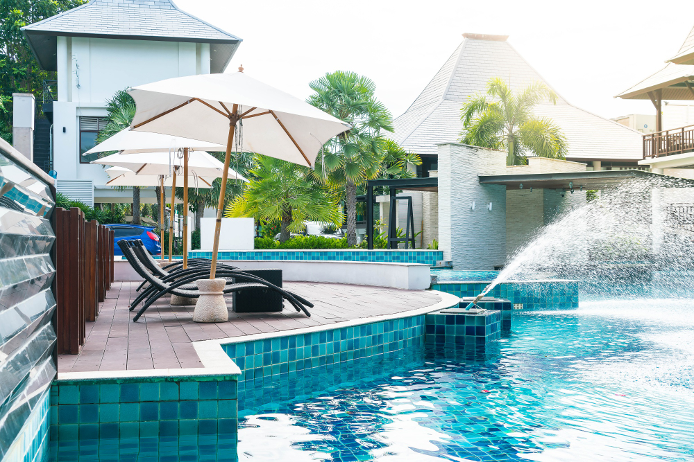concrete pool