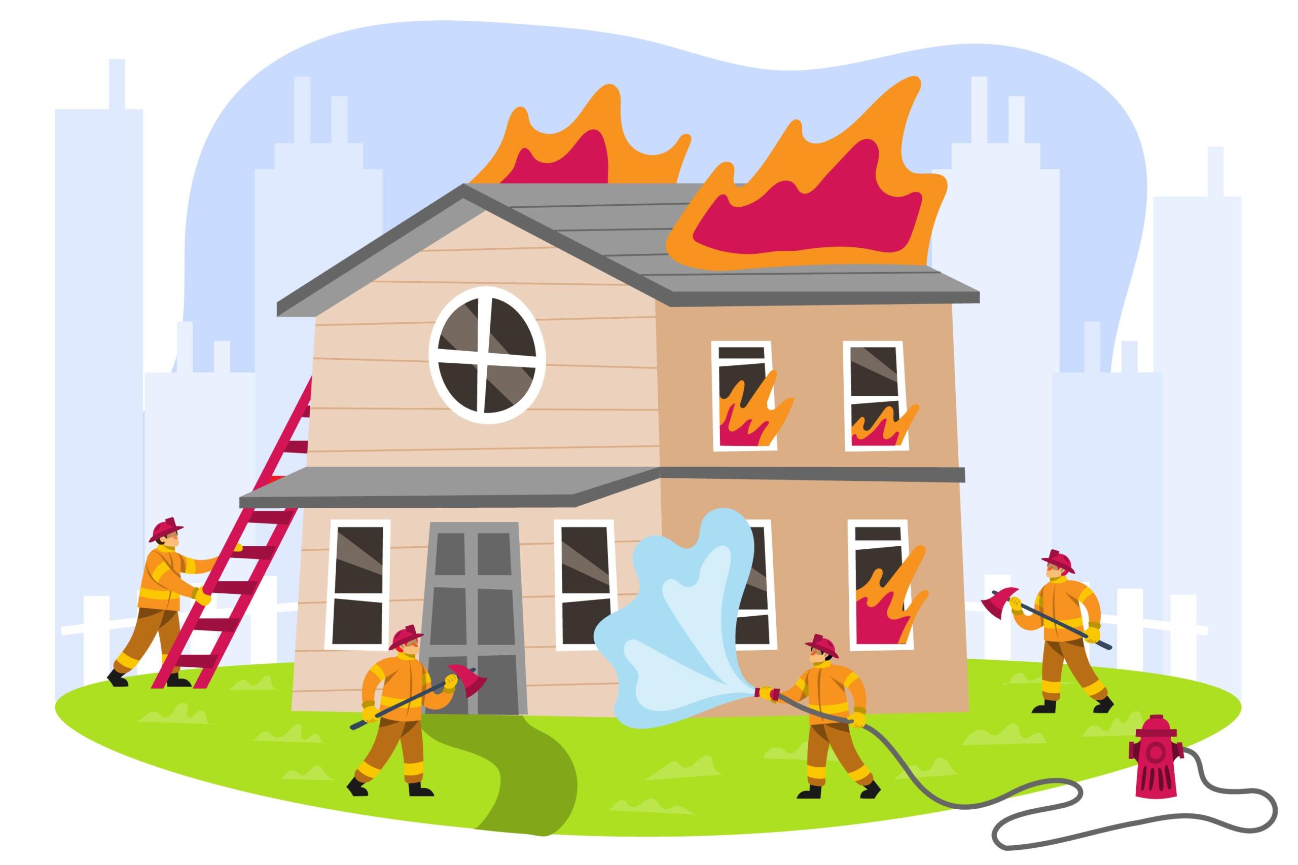 Fire damage restoration services