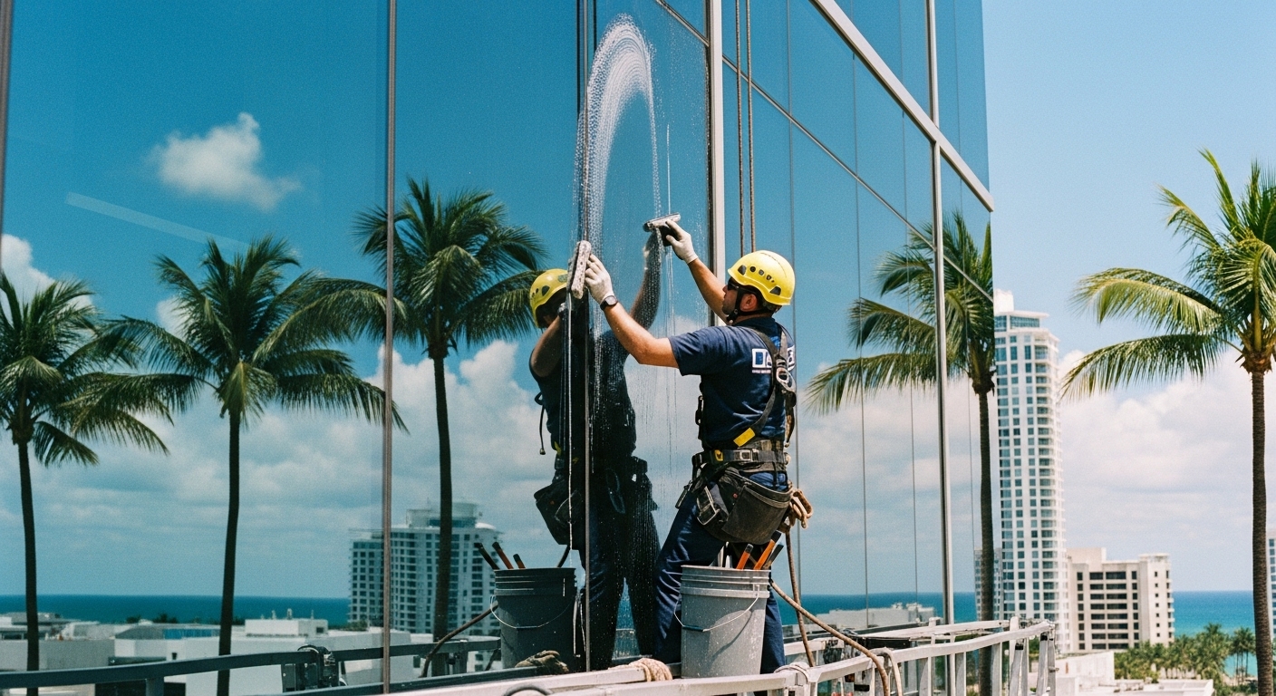 professional commercial window cleaning