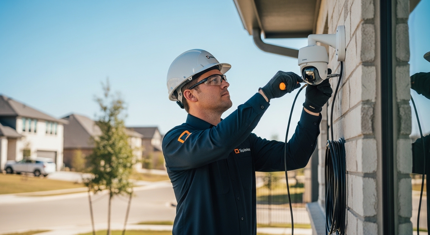 professional security camera installer