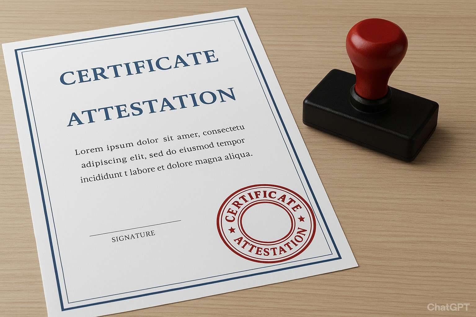 Certificate attestation in Dubai