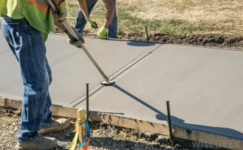 concrete slab installation