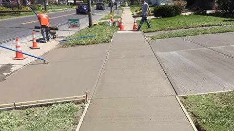 concrete sidewalk repair