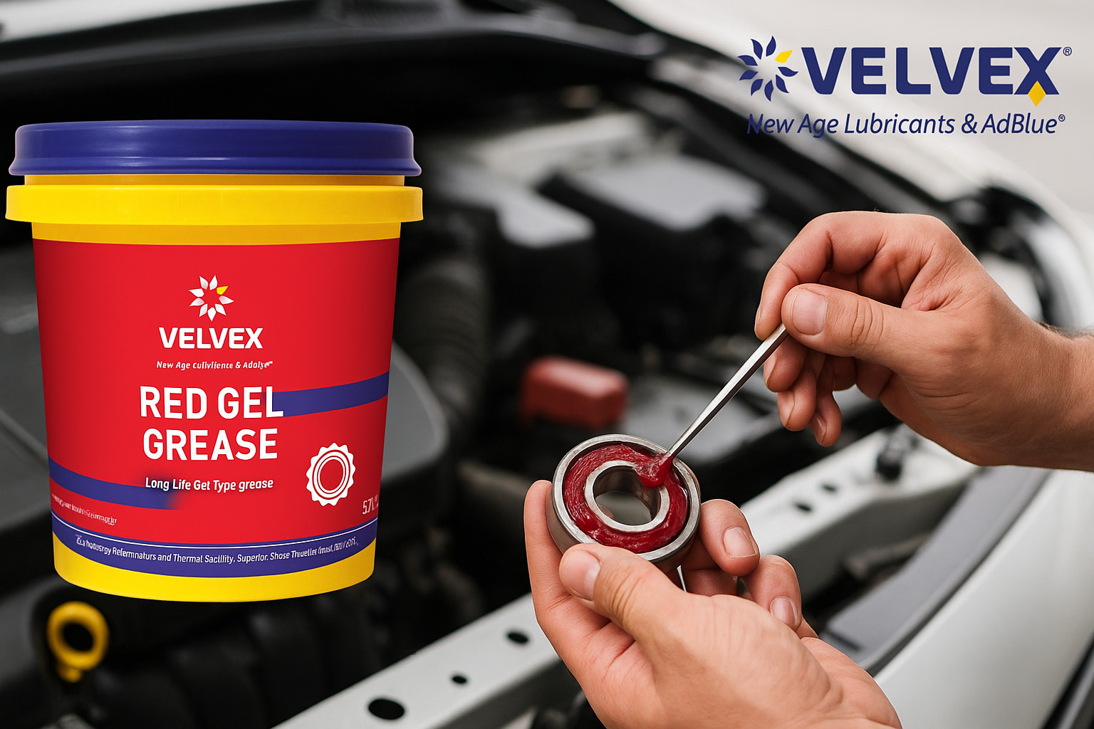 red gel grease automotive