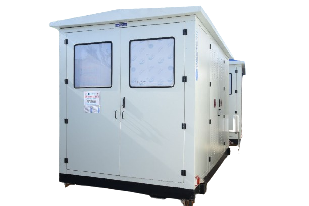 Modern Packaged Substation for Efficient Power Distribution and Industrial Use.