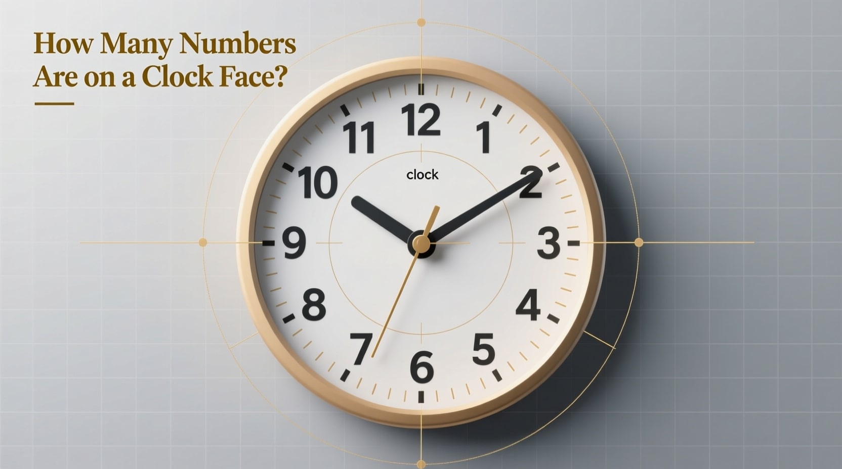 How Many Numbers Are on a Clock Face Design Guide