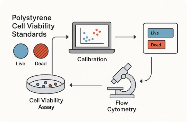 Polystyrene Cell Viability Standards