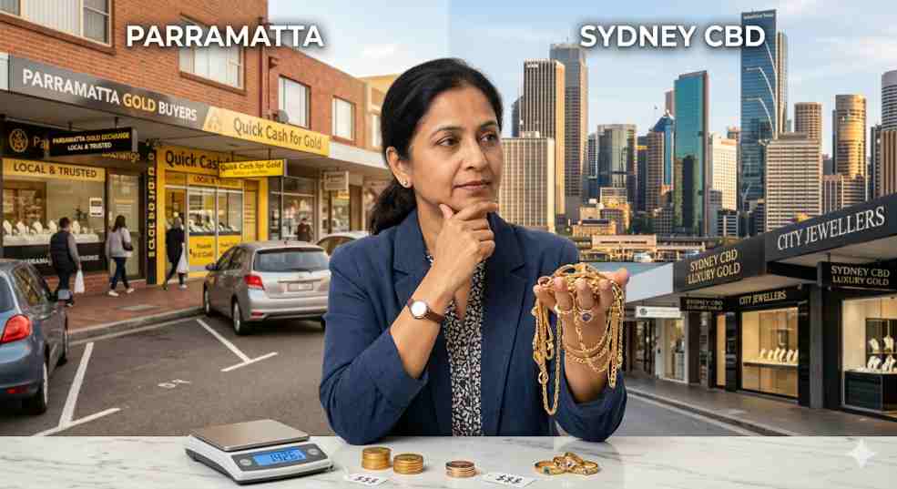 Sell gold in Parramatta