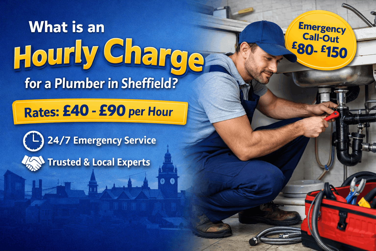Plumbers in Sheffield hourly rates and emergency plumbing cost guide