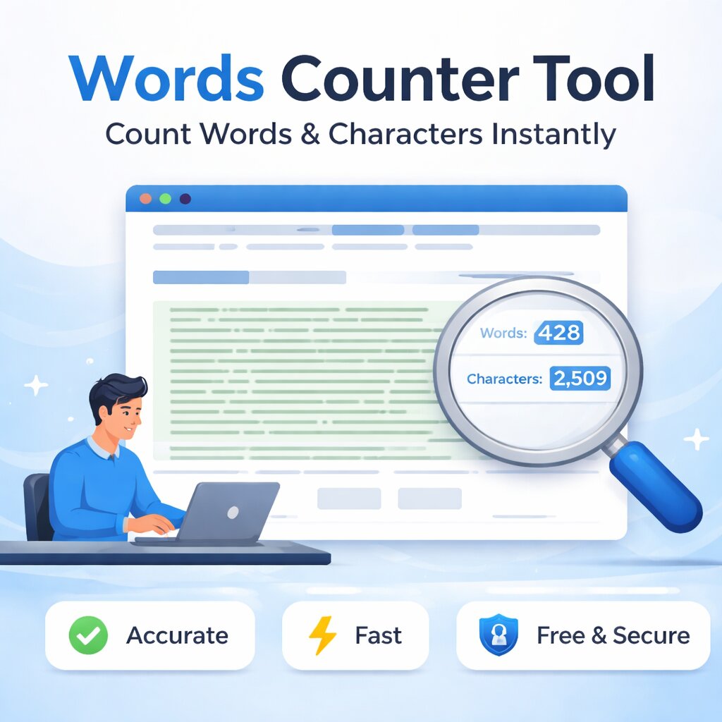 free words counter