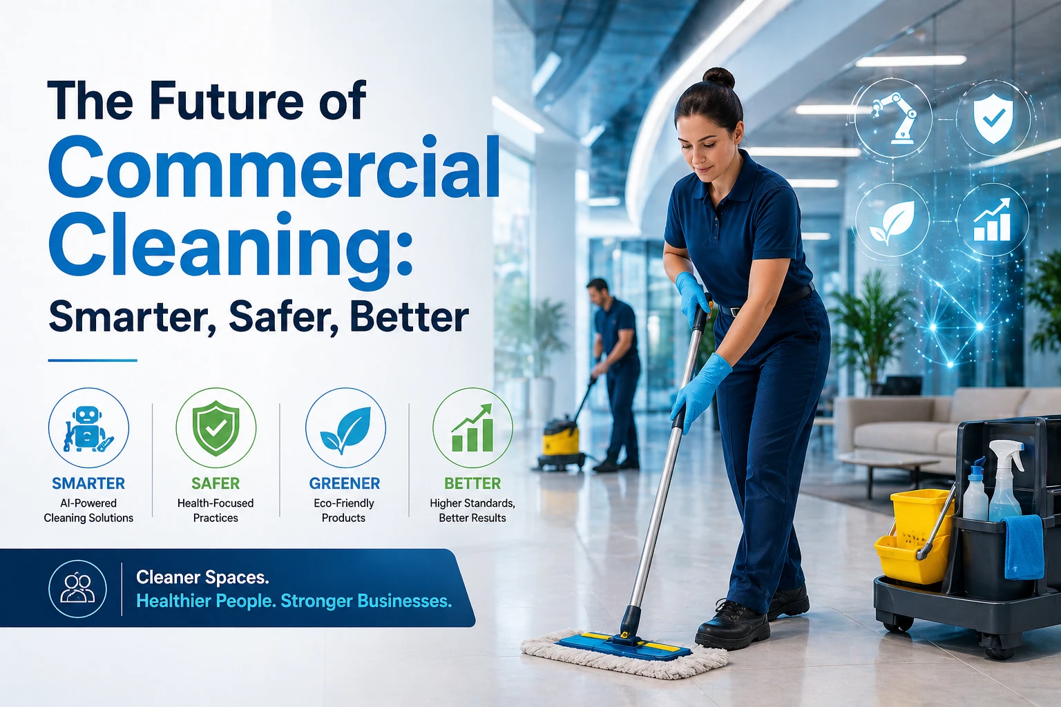 The Future of Commercial Cleaning: Smarter, Safer, Better