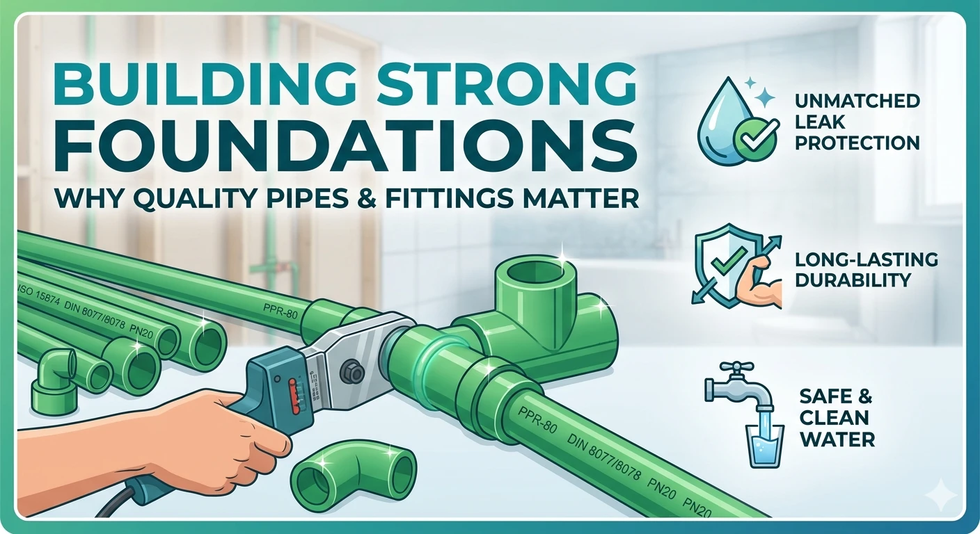 Building Strong Foundations: Why Quality Pipes and Fittings Matter