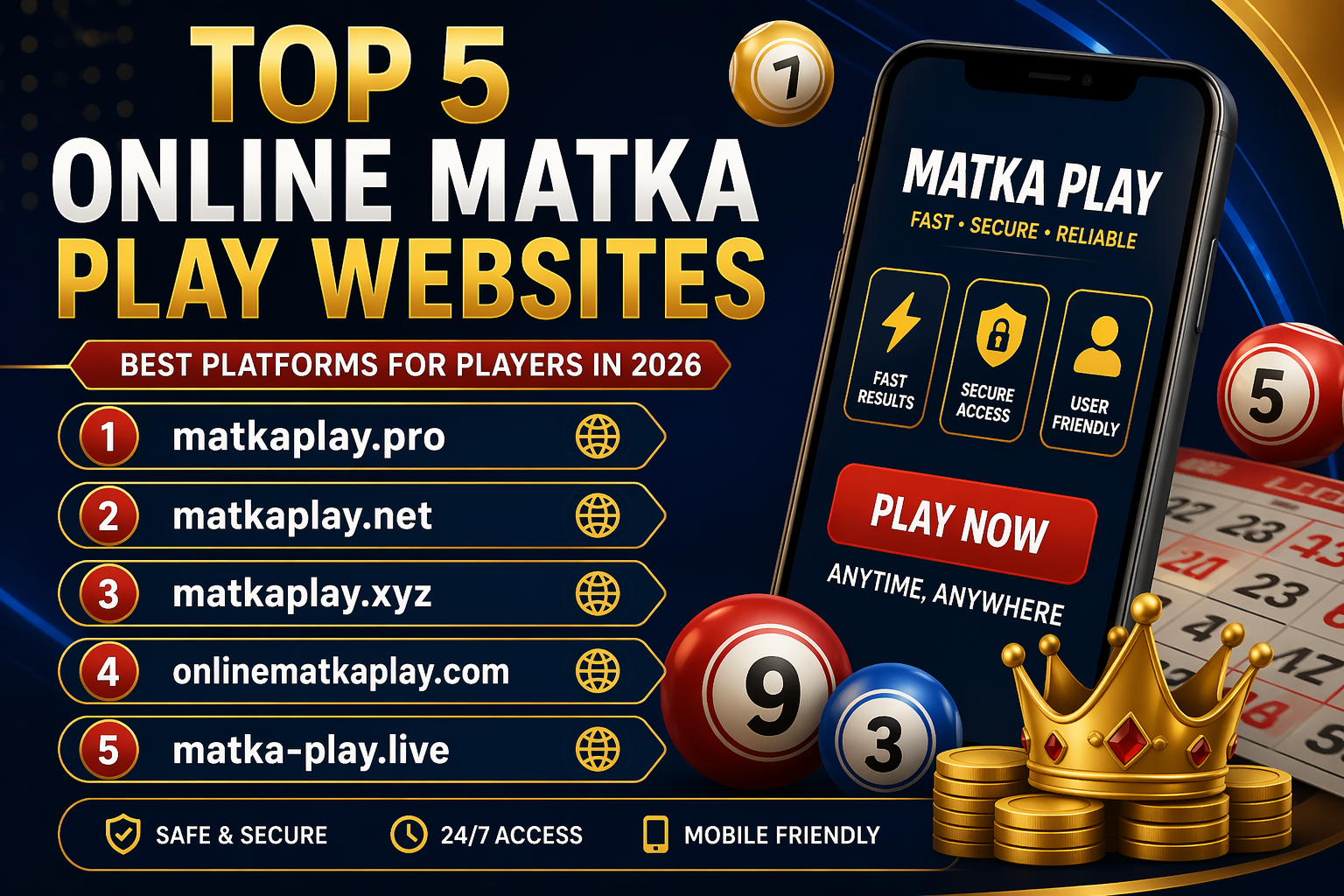 Top 5 Online Matka Play Websites