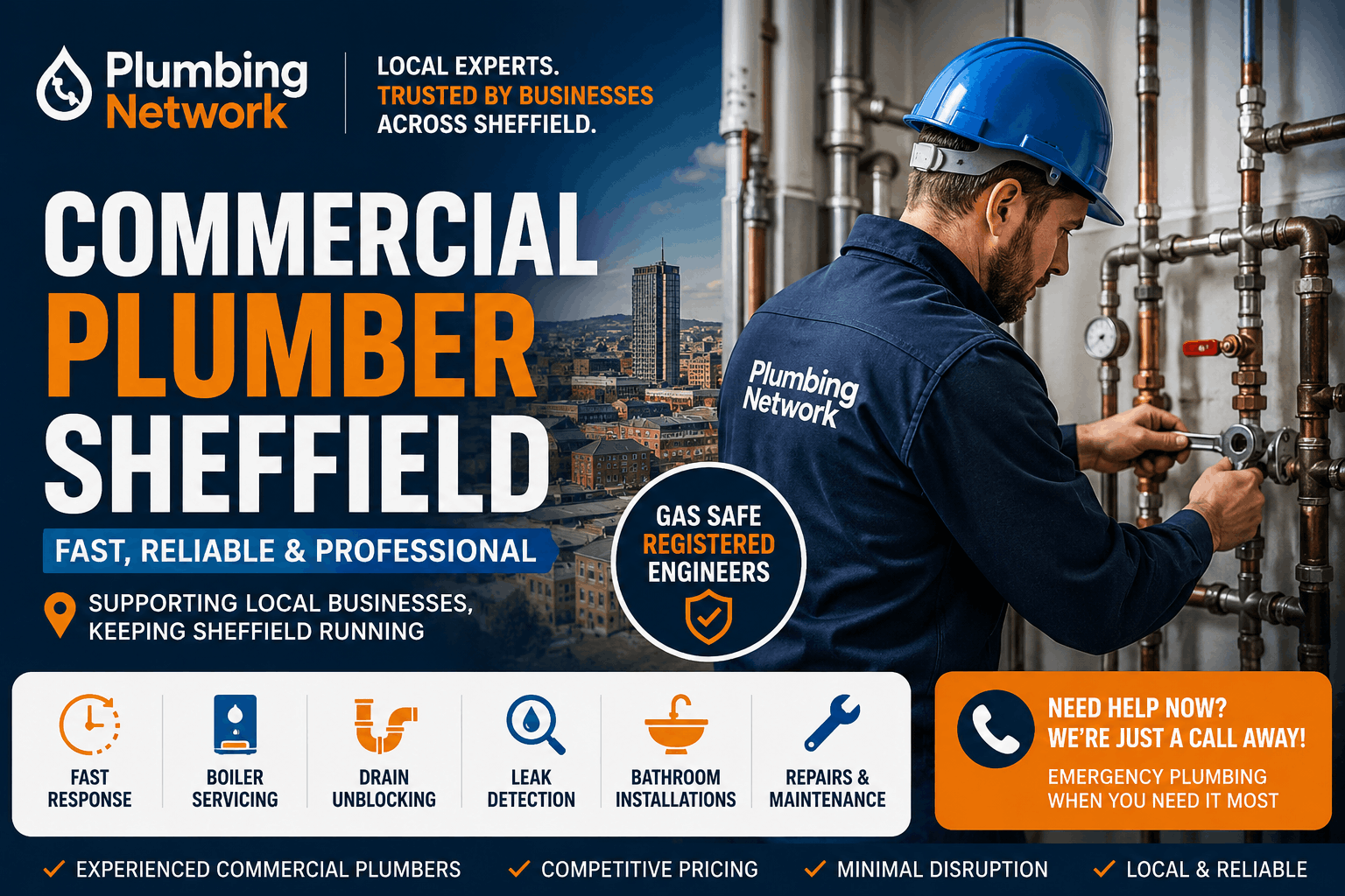 Commercial Plumber Sheffield