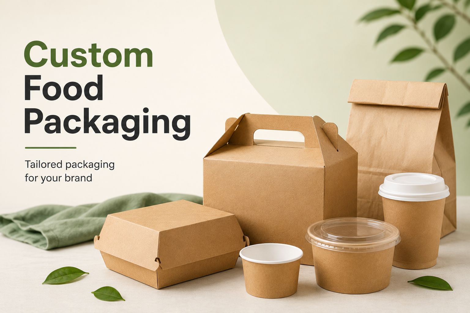 Custom Food Packaging for food brand