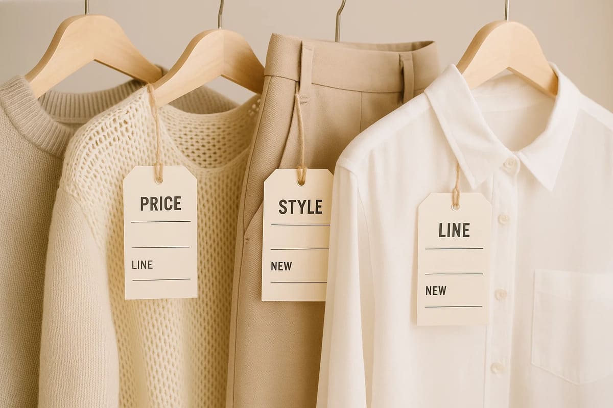 Custom apparel tags